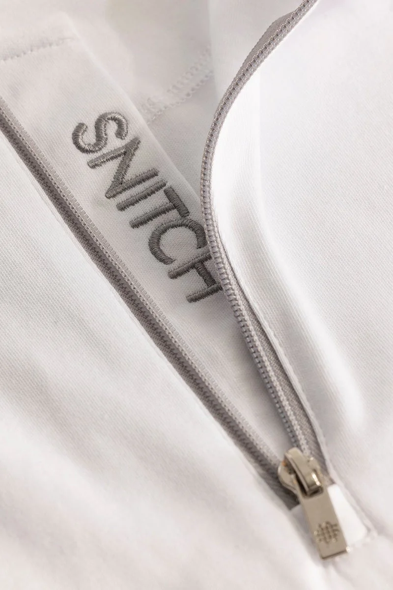 SNITCH PINK Zipper Polo T-Shirt